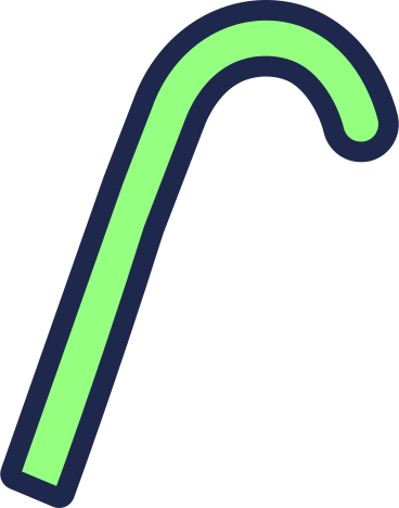 lollipop cane PNG, SVG