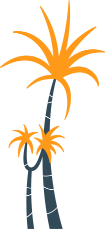 palm trees Illustration in PNG, SVG