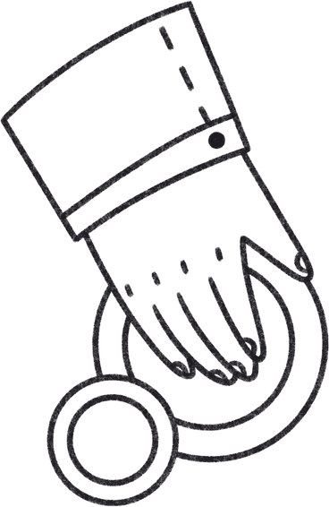 Hand with coins в PNG, SVG