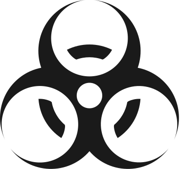 biohazard sign PNG, SVG