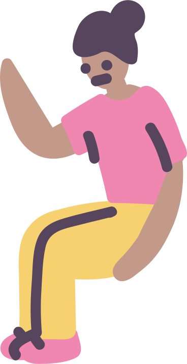 Seated woman PNG, SVG