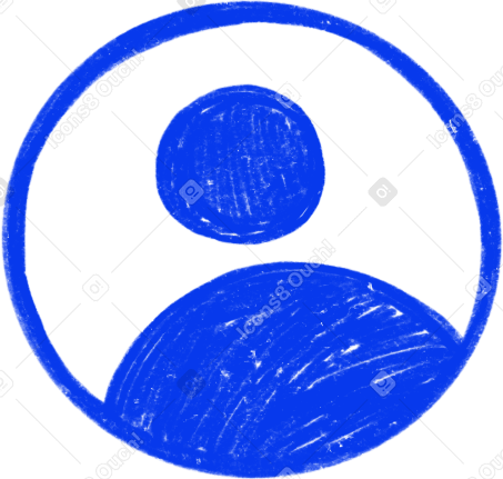 icon of a man in a circle PNG、SVG