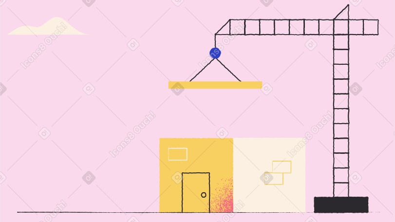 construction background Illustration in PNG, SVG