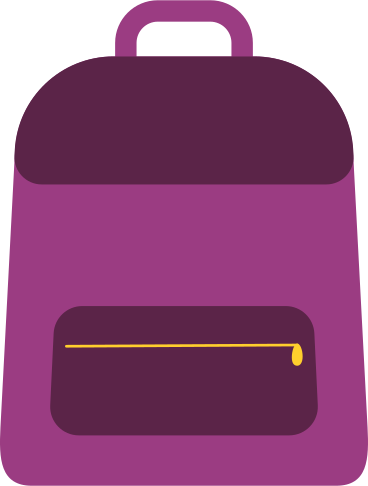 travel backpack animated illustration in GIF, Lottie (JSON), AE