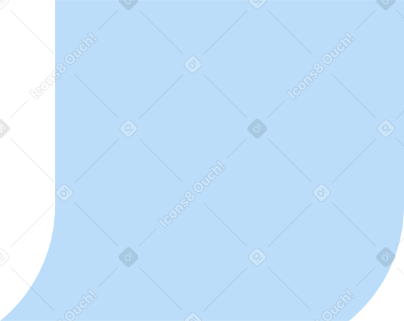 light blue sticky note Illustration in PNG, SVG