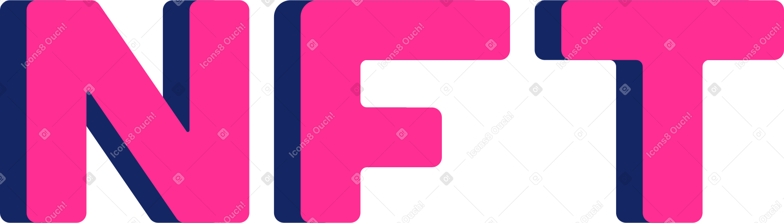 nft lettering PNG, SVG