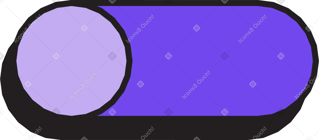 toggle button with shadow Illustration in PNG, SVG
