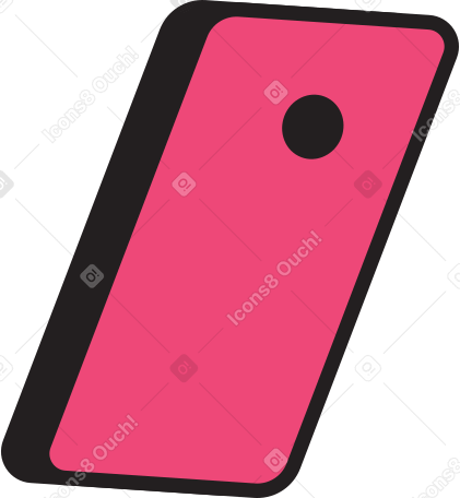 mobile phone with camera Illustration in PNG, SVG