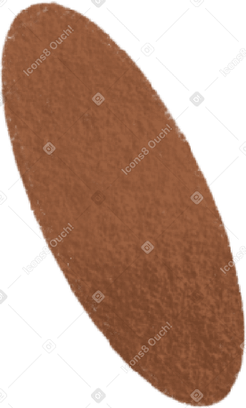 brown oval PNG, SVG
