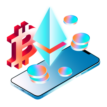 Bitcoin app for online banking PNG, SVG