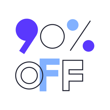 ninety percent off PNG, SVG