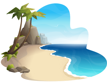 beach background PNG, SVG