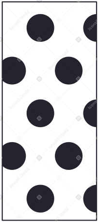 Caja de regalo con patrón circular PNG, SVG