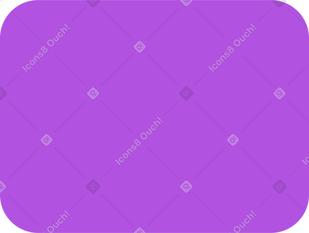 Rettangolo viola con angoli arrotondati PNG, SVG
