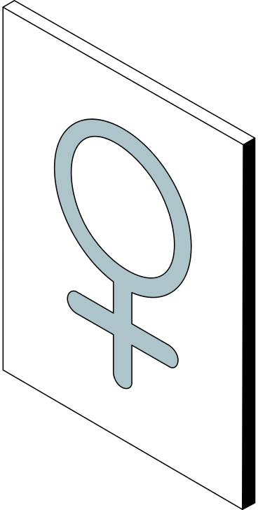 Poster con un simbolo di venere PNG, SVG