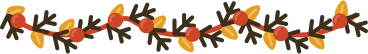 Guirlande de noël PNG, SVG