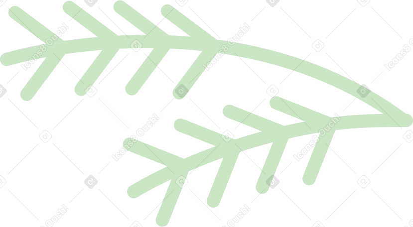 palm leaves Illustration in PNG, SVG