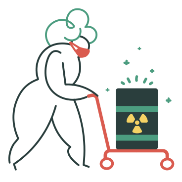 Radioactive waste PNG, SVG