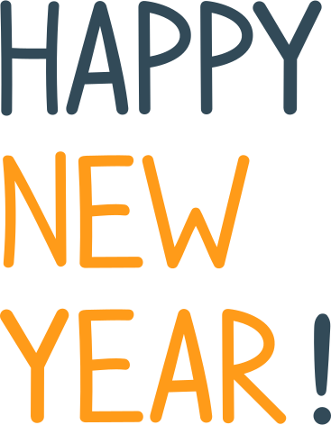 Feliz año nuevo PNG, SVG
