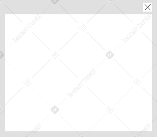 Окно браузера в PNG, SVG
