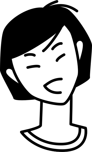幸せな女の頭 PNG、SVG