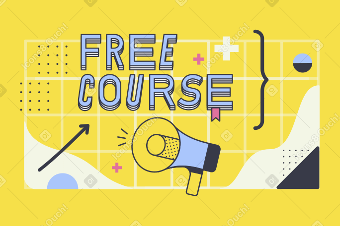 Free course Illustration in PNG, SVG