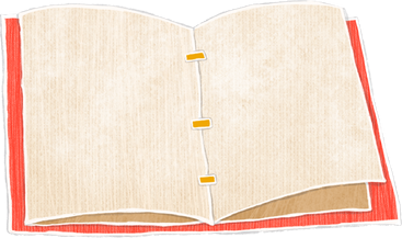 red book with white sheets PNG, SVG