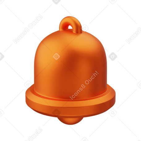 3D bell PNG, SVG