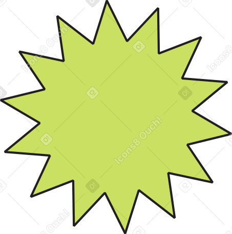 twelve pointed star Illustration in PNG, SVG