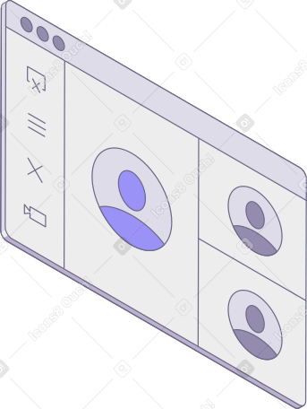 bildschirm für videoanrufe PNG, SVG