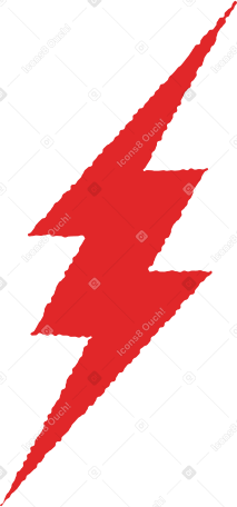lightning bolt Illustration in PNG, SVG