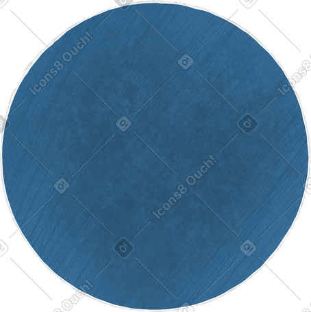 blue round plate PNG, SVG