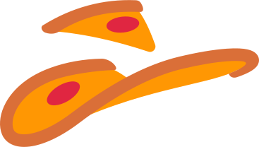Летающая пицца в PNG, SVG