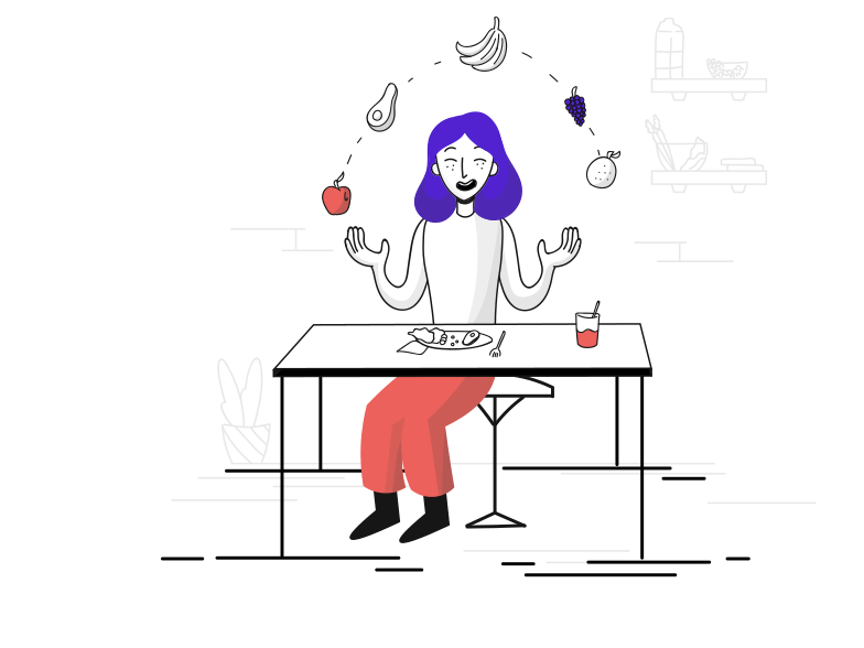 Immagine Vettoriale mangiare sano in PNG e SVG in stile | Illustrazioni Icons8