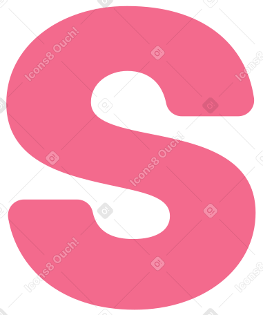 letter s juicy Illustration in PNG, SVG