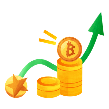 Cryptocurrency Growth PNG, SVG