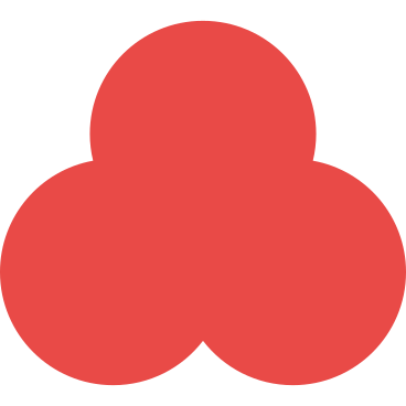 trefoil red PNG, SVG