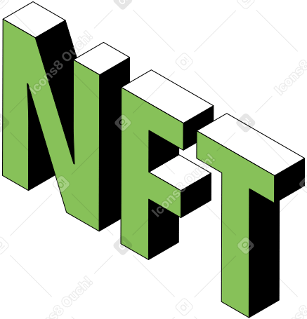 lettering nft text PNG, SVG