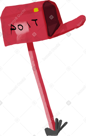 postbox Illustration in PNG, SVG