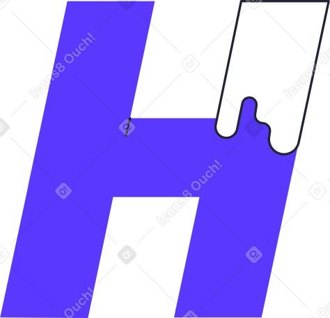 letter h PNG, SVG