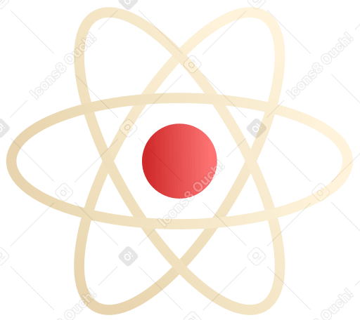 atom icon Illustration in PNG, SVG