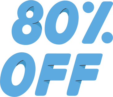 eighty percent off PNG, SVG