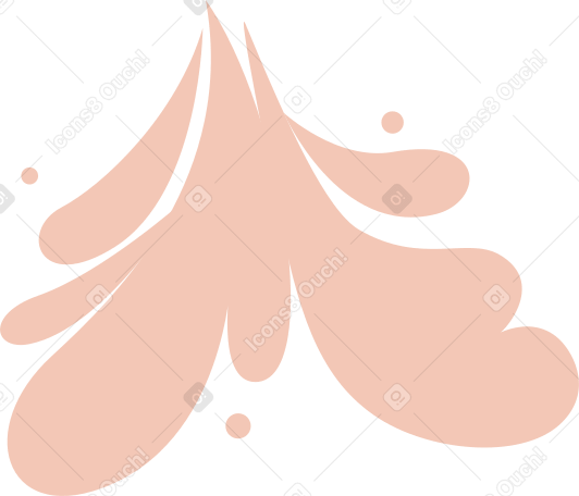 orange puffs of smoke PNG, SVG