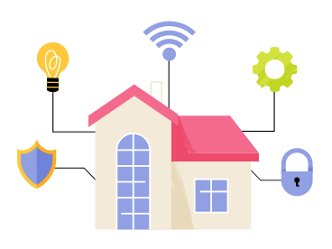 Smart house interface PNG, SVG