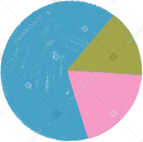 pie chart Illustration in PNG, SVG