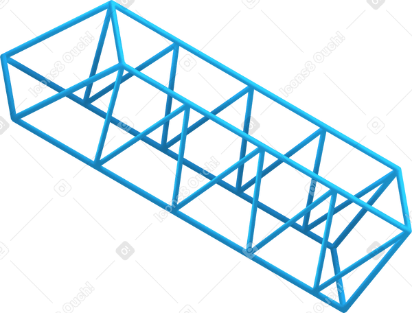 blue bridge PNG, SVG