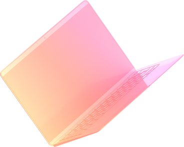 Rotated gradient laptop PNG, SVG