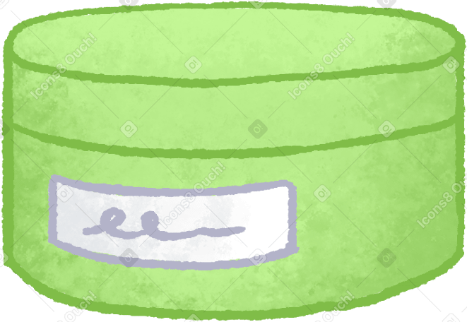 cream jar PNG, SVG