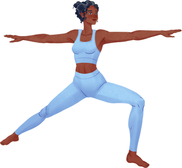 woman doing yoga PNG, SVG
