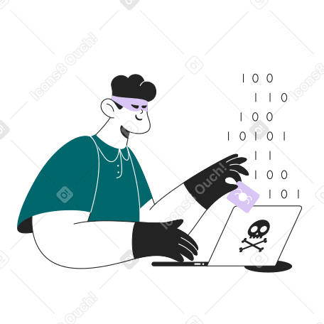 Hacker propaga un virus en internet PNG, SVG